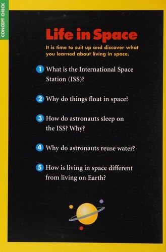 Explorer Books (Pioneer Science: Space Science): Living It Up in Space