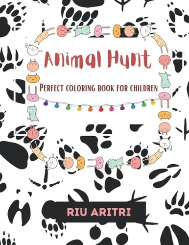 Animal Hunt: Perfect coloring book for children