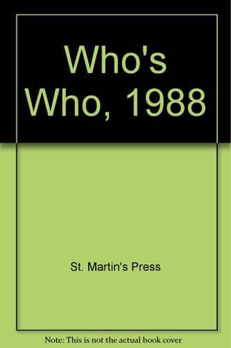 Who's Who, 1988