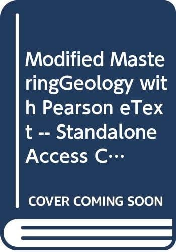 Modified MasteringGeology with Pearson EText -- Standalone Access Card -- for Laboratory Manual in Physical Geology