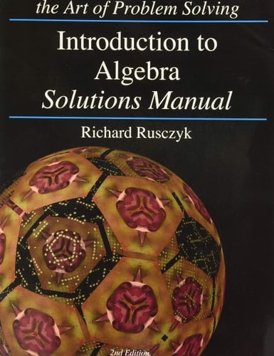 Introduction to Algebra Solution Manual