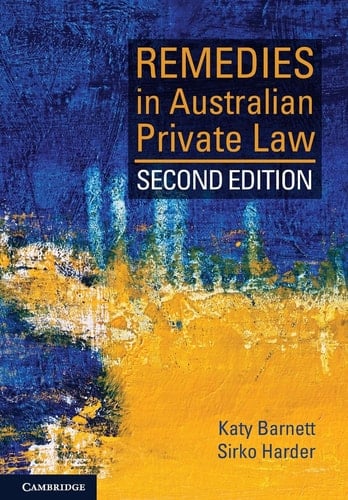 Remedies in Australian Private Law