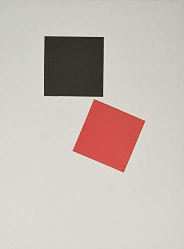 Cuento suprematista sobre dos cuadrados en seis construcciones