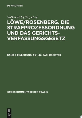Einleitung; §§ 1-47; Sachregister