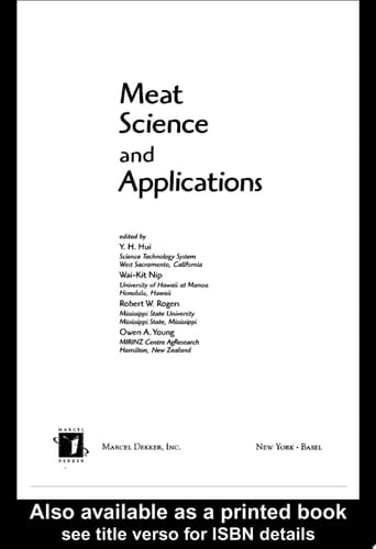 Meat Science and Applications
