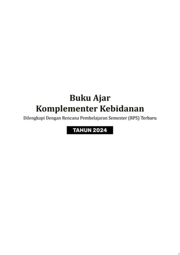 Buku Ajar Komplementer Kebidanan