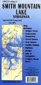Map of Smith Mountain Lake, Virginia