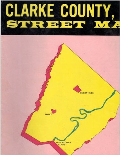 Clarke County, Va. Street Map