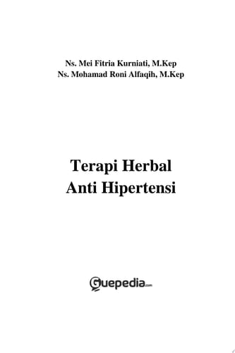 Terapi Herbal Anti Hipertensi