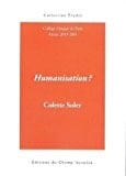 Humanisation? cours 2013-2014