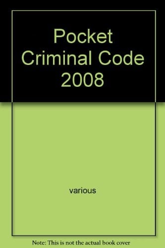 Pocket Criminal Code 2008
