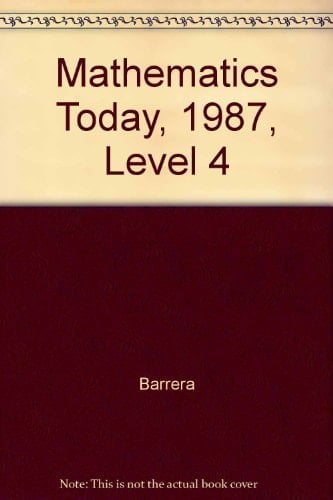 Mathematics Today, 1987, Level 4