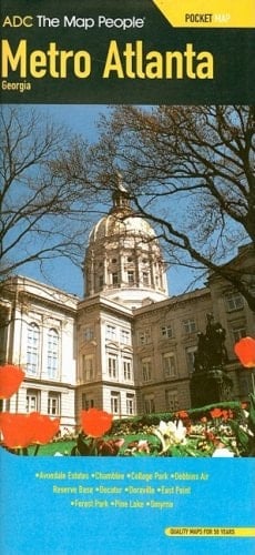 ADC The Map People Atlanta, Georgia Metro Pocket Map