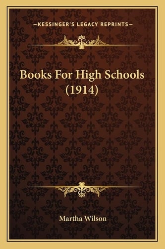 Books For High Schools (1914)