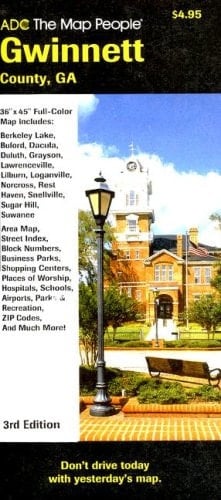 Gwinnett County, GA Street Map