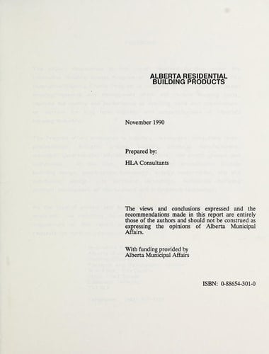 Alberta Residential Building Products