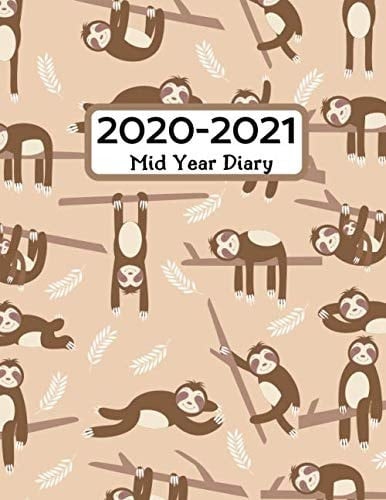 2020-2021 Mid Year Diary: August to July with UK/US Holidays | A5 Academic/Week to View Diary 2020-2021 UK