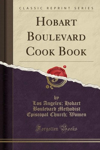 Hobart Boulevard Cook Book