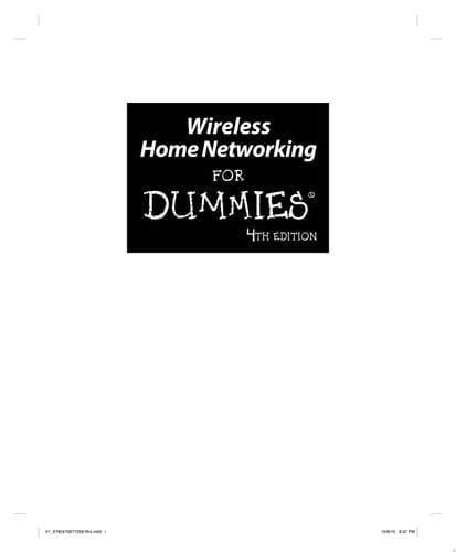 Wireless Home Networking For Dummies