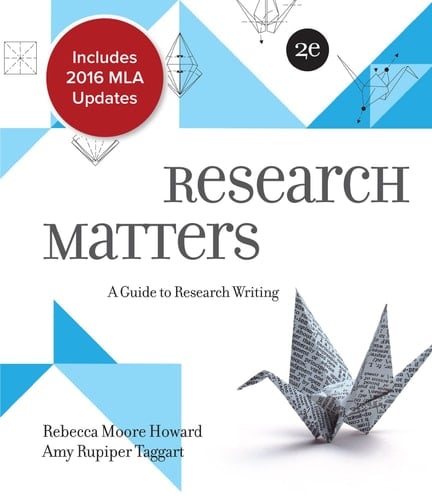 Research Matters MLA 2016 Update