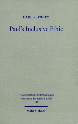 Paul's Inclusive Ethic Resolving Community Conflicts and Promoting Mission in Romans 14-15