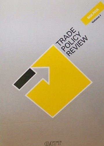Trade Policy Review Bolivia 1993