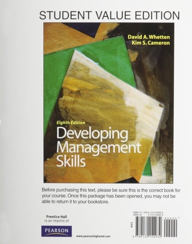 Developing Management Skills, Student Value Edition Plus 2014 Mymanagementlab with Pearson Etext -- Access Card Package