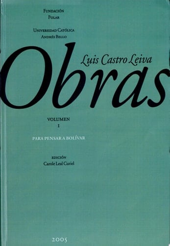 Para pensar a Bolívar