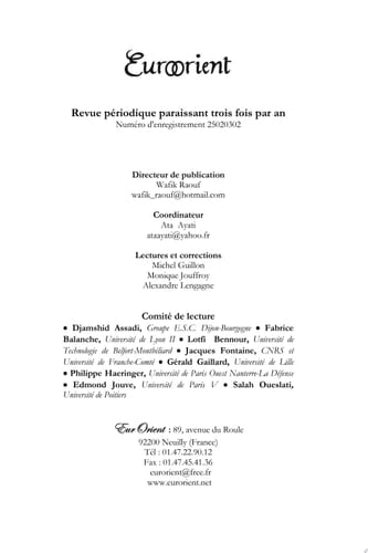 Irak construction ou déconstruction ?