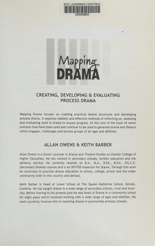 Mapping Drama Creating, Developing & Evaluating Process Drama