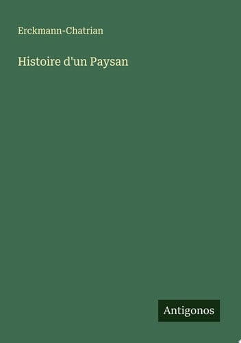 Histoire d'un Paysan