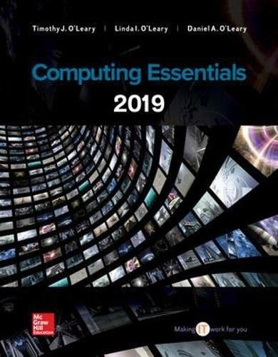 Computing Essentials 2019 27e