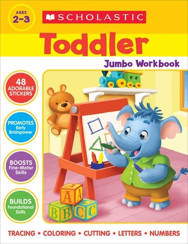 Scholastic Toddler Jumbo Workbook Early Skills