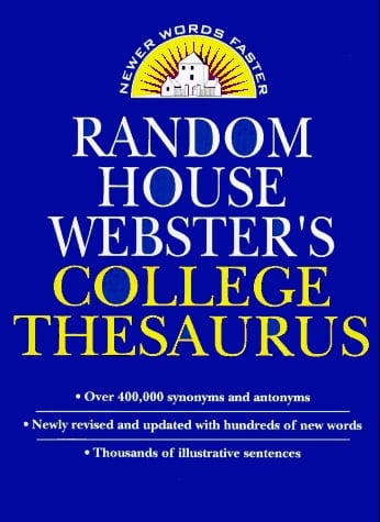 Random House Webster's College Thesaurus