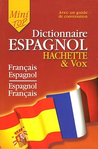 Mini dictionnaire français-espagnol, espagnol-français Guide de conversation