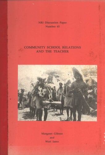 Community School Relations and the Teacher
