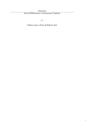 I maestri all'università la Scuola pedagogica di Roma, 1904-1923