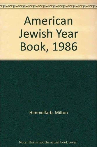 American Jewish Year Book 1986