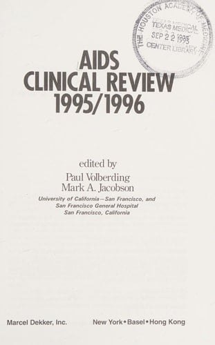 AIDS Clinical Review, 1995-1996