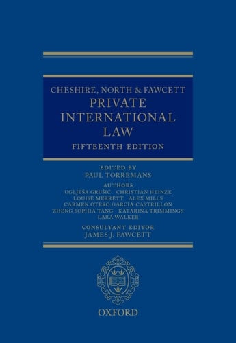 Cheshire, North & Fawcett: Private International Law