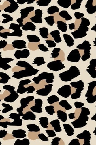 Leopard print Journal notebook: Simple design