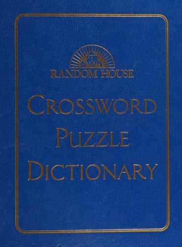 Random House Crossword Puzzle Dictionary