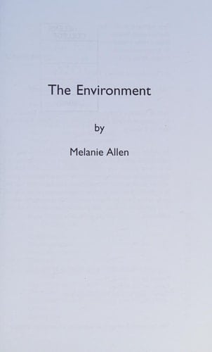 The Environment