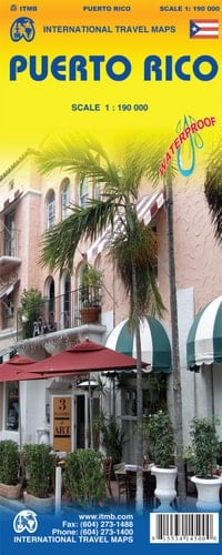 Puerto rico travel reference map [map]