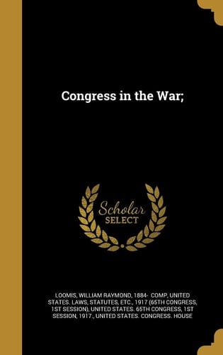 Congress in the War;