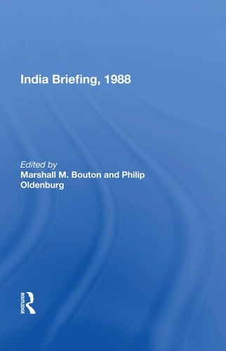 India Briefing 1988