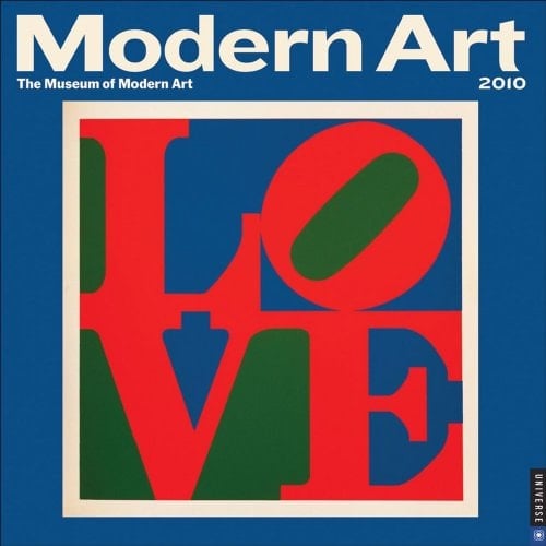 Modern Art 2010 Mini Wall Calendar