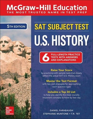McGraw-Hill Education SAT Subject Test U.S. History, Fifth Edition