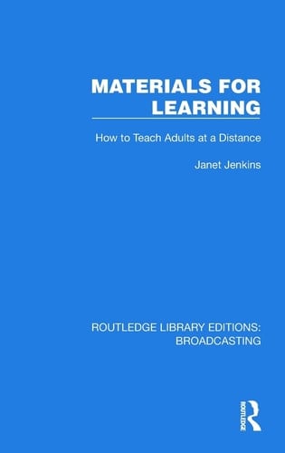 Materials for Learning How to Teach Adults at a Distance