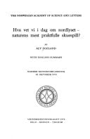 Hva vet vi i dag om nordlyset, naturens mest praktfulle skuespill?: Nansen minneforelesning 10. oktober 1973 (Fridtjof Nansen minneforelesninger) (Norwegian Edition)